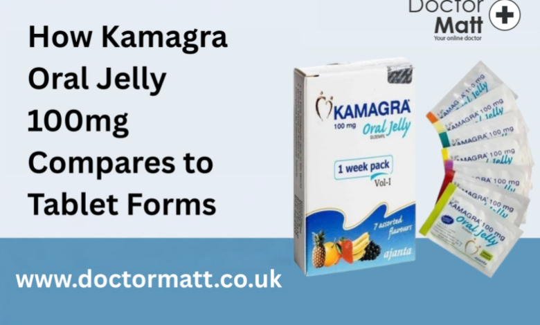 How Kamagra Oral Jelly 100mg Compares to Tablet Forms